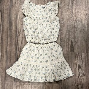 Polo by Ralph Lauren White Floral Kids 2 piece set